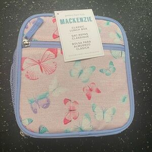 Pottery Barn Kids Mackenzie Butterfly Lunch Bag - Pink and Blue